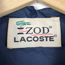 Load image into Gallery viewer, Vintage Dark Navy Lacoste Izod Half Zip Cagoule - Medium (M) PTP 23.5&quot;
