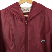 Load image into Gallery viewer, Vintage Maroon Lacoste Izod Half Zip Cagoule - Large (L) PTP 24.75&quot;
