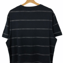 Load image into Gallery viewer, Aquascutum Navy Striped Short Sleeved Logo T-Shirt - Extra Large (XL) PTP 22.5&quot;
