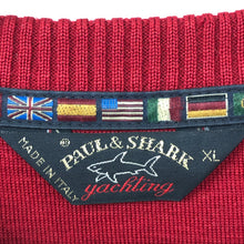 Load image into Gallery viewer, Vintage Paul and Shark Red Bretagne Sweater - Extra Large (XL) PTP 25&quot;
