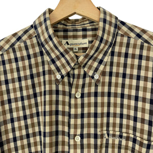 Aquascutum House Check Long Sleeved Shirt - Extra Large (XL) PTP 25.75"