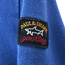 Load image into Gallery viewer, Paul and Shark Blue Logo Crew Neck Sweater - Medium (M) PTP 20&quot;
