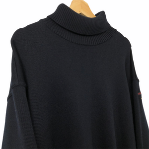 Vintage Paul and Shark Navy Bretagne Roll Neck - Extra Large (XL) PTP 25.5"