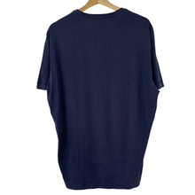 Load image into Gallery viewer, Aquascutum Navy / House Check Short Sleeved T-Shirt - Large (L) PTP 22.5&quot;
