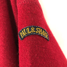 Load image into Gallery viewer, Paul and Shark Red Bretagne Half Zip Pullover - Extra Large (XL) PTP 26.5&quot;
