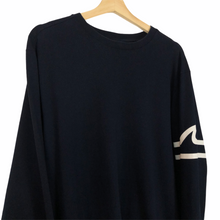 Load image into Gallery viewer, Paul and Shark Navy Logo Crew Neck Sweater - Extra Large (XL) PTP 22.5&quot;
