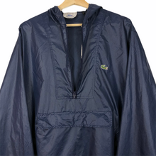 Load image into Gallery viewer, Vintage Navy Lacoste Izod Half Zip Cagoule - Large (L) PTP 25.25&quot;
