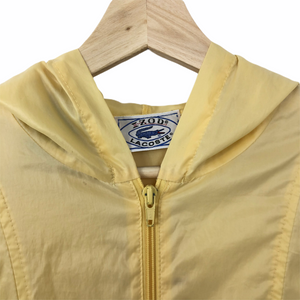 Vintage Lacoste Yellow Izod Half Zip Cagoule - Large (L) PTP 25.5"