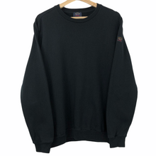 Load image into Gallery viewer, Paul and Shark Black Crew Neck Logo Sweater - Extra Large (XL) PTP 22.75&quot;
