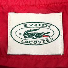 Load image into Gallery viewer, Vintage Red Lacoste Izod Half Zip Cagoule - Large (L) PTP 26.5&quot;
