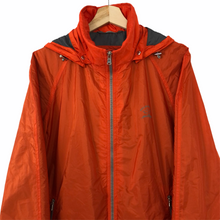 Load image into Gallery viewer, Paul and Shark Orange Nylon Full Zip Hooded Jacket - Large (L) PTP 23.75&quot;
