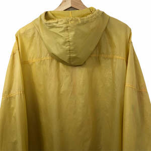 Vintage Yellow Lacoste Izod Half Zip Cagoule - Large (L) PTP 25.5"