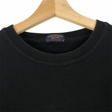 Load image into Gallery viewer, Paul and Shark Black Crew Neck Sweater - Medium (M) PTP 20.5&quot;
