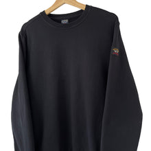 Load image into Gallery viewer, Paul and Shark Black Crew Neck Sweater - Double Extra Large (XXL) PTP 23&quot;
