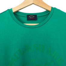 Load image into Gallery viewer, Paul and Shark Green Short Sleeved Logo T-Shirt - Medium (M) PTP 18.25&quot;
