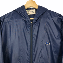 Load image into Gallery viewer, Vintage Dark Navy Lacoste Izod Half Zip Cagoule - Medium (M) PTP 23.5&quot;
