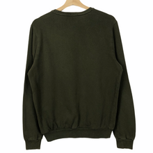 Load image into Gallery viewer, Paul and Shark Khaki Spell Out Crew Neck Sweater - Medium (M) PTP 21&quot;
