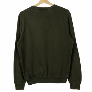 Paul and Shark Khaki Spell Out Crew Neck Sweater - Medium (M) PTP 21"