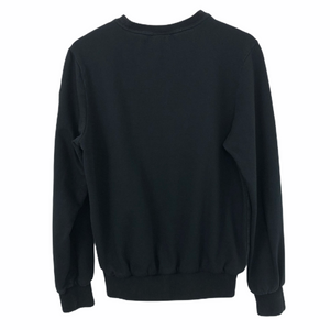 Paul and Shark Black Crew Neck Logo Sweater - Medium (M) PTP 21"