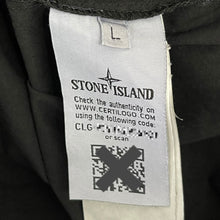 Load image into Gallery viewer, Stone Island Black Half Zip Pullover Smock - Large (L) PTP 25.5&quot;
