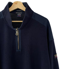 Load image into Gallery viewer, Paul and Shark Navy Bretagne Half Zip Jumper - Six Extra Large (6XL) PTP 30&quot;
