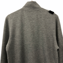 Load image into Gallery viewer, Ma.Strum Grey Half Zip Pullover Sweater - Small (S) PTP 21&quot;
