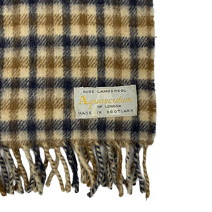 Aquascutum Classic House Check Pure Lambswool Scarf - One Size Fits All