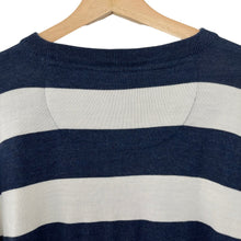 Load image into Gallery viewer, Paul and Shark Bretagne Striped Crew Neck Sweater - Four Extra Large (4XL) PTP 24.5&quot;
