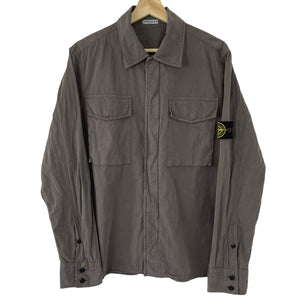 Stone Island Grey Double Pocket Overshirt - Large (L) PTP 21.75"