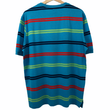 Load image into Gallery viewer, Paul and Shark Multicoloured Striped Short Sleeved T-Shirt - Large (L) PTP 23&quot;
