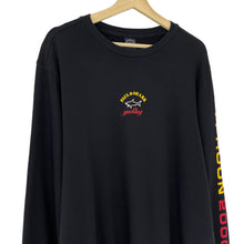 Load image into Gallery viewer, Paul and Shark Black Tyhoon 2000 Sweater - Extra Large (XL) PTP 24&quot;
