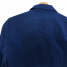 Load image into Gallery viewer, Paul and Shark Blue Nylon Shimmer Overshirt - Large (L) PTP 21.5&quot;
