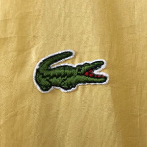 Vintage Yellow Lacoste Izod Half Zip Cagoule - Large (L) PTP 25.5"