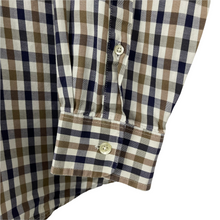 Load image into Gallery viewer, Aquascutum House Check Long Sleeved Shirt - Large (L) PTP 24.5&quot;
