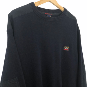 Vintage Paul and Shark Dark Navy Bretagne Sweater - Large (L) PTP 25"