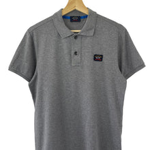 Load image into Gallery viewer, Paul and Shark Grey Short Sleeved Polo - Medium (M) PTP 19.75&quot;
