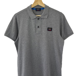 Paul and Shark Grey Short Sleeved Polo - Medium (M) PTP 19.75"