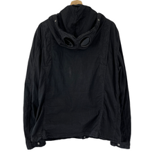 Load image into Gallery viewer, C.P Company Black Goggle Hooded Overshirt - Double Extra Large (XXL) PTP 24&quot;
