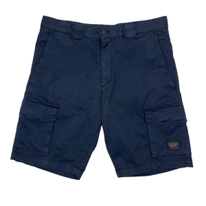 Paul and Shark Navy Bermuda Cargo Shorts W 34