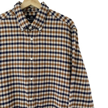 Load image into Gallery viewer, Aquascutum House Check Flannel Long Sleeved Shirt - Double Extra Large (XXL) PTP 23.25&quot;
