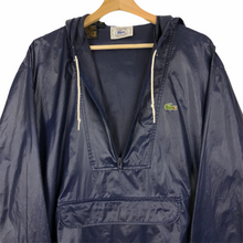 Load image into Gallery viewer, Vintage Dark Navy Lacoste Izod Half Zip Cagoule - Extra Large (XL) PTP 26.75&quot;
