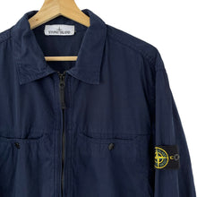 Load image into Gallery viewer, Stone Island Navy Double Pocket Overshirt - Double Extra Large (XXL) PTP 24&quot;
