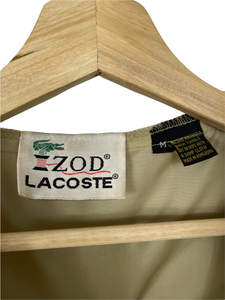 Vintage Beige Lacoste Izod Half Zip Cagoule - Medium (M) PTP 23"