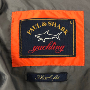 Paul and Shark Orange Nylon Full Zip Hooded Jacket - Large (L) PTP 23.75"