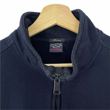 Load image into Gallery viewer, Paul and Shark Navy Half Zip Pullover Sweater - Medium (M) PTP 20.75&quot;
