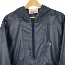 Load image into Gallery viewer, Vintage Navy Lacoste Izod Half Zip Cagoule - Medium (M) PTP 23&quot;
