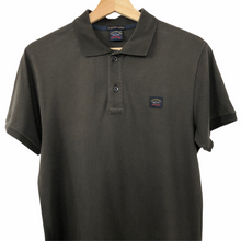 Load image into Gallery viewer, Paul and Shark Khaki / Brown Short Sleeved Polo - Medium (M) PTP 19.5&quot;
