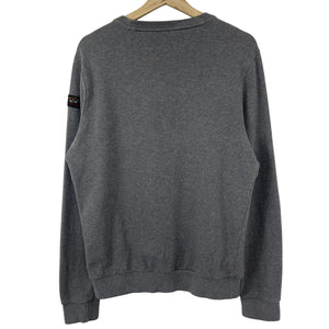 Paul and Shark Grey Crew Neck Sweater - Large (L) PTP 20.5"