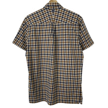 Load image into Gallery viewer, Aquascutum House Check Short Sleeved Shirt - Large (L) PTP 21.5&quot;
