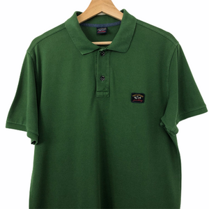 Paul and Shark Green Short Sleeved Polo - Double Extra Large (XXL) PTP 22"